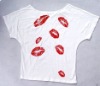 2011 Ladies white T-shirt for spring