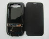 Leather protective case + 2600mah extended backup battery charger power bank for Samsung Galaxy S3 i9300(black )