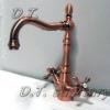 SYY-F0124 Classic Eurostyle with Dual clawfoot handle Antique Brass Faucet Kitchen /Bath Sink Mixer Tap