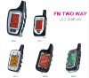 FM two way car alarm LCD display