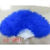 hot sale new DIY feather fans flexible thicken colorful