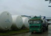 Cryogenic storage tank for liquid CO2