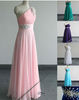 Faironly One Shoulder Chiffon Evening Cocktail Formal Bridesmaids Prom Dress