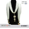 2012 Hot Sale White Scarf Necklace