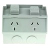 WPP2 Weatherproof Double Power Point, WP Switch Socket