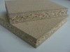 Fireproof veneered chipboard/laminated chipboard