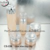 30/50g empty cosmetic glass jars for skin milk