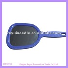 Fashion plastic hand held single side cosmetic mirror