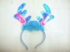 Flashing plastic antlers hair hoop