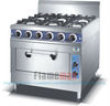 gas range with gas oven