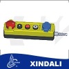 new industrial european socket&double head&mushroom push button switch control box SDL16-JBPC3A2B