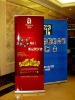 Restaurant display banner/roll up banner stand