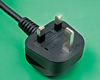 British Plug to IEC-320 C-13 3FT International Computer Power Cord