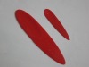 red plastic cake knife