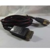 1.8M Gold-plated Displayport DP to DVI (24+1) Male Adapter Cable(black&red)