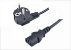 European VDE schuko/VDE/EU plug power cable