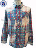 spattering dye long-sleeves shirts for men