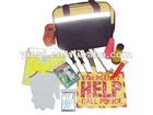 YYS12005 14-Piece car emergency tool kit with heavy-duty carry bag with reflective stripe