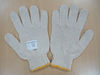 500g/doz white color knitted gloves 7 gauge cotton gloves