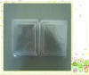 PVC transparent plastic tea leaf tray