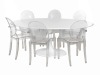 modern garden table fiberglass round table