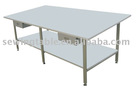 Double layer inspection table with two drawers,inspection desk,working table