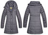 2012 womens trendy down feather jacket with hoodies