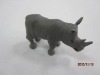 plastic toy rhinoceros