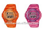 lovey jelly silicone el watch for kids