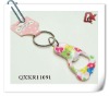 Foot design bottle opener metal key ring (QXKR11091)