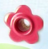 Petal Shaped Metal Eyelets for Child Shoe