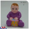 plastic mini pvc baby action figure toy for girl