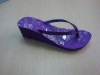 Women' wedge heel EVA flip flop