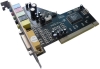 6 channel sound card with C-Media 8738 chip set