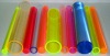 Light diffusing polycarbonate tubes