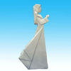 decorative paper folding effect angel white ceramics