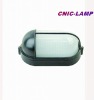 100W oval aluminium Bulkhead light fitting