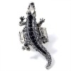 Crystal Alligator Stretch Ring