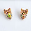 2013 fashion jewelry yiwu product faux bijoux accessories topaz odd jewelry luxury rhinestone earring wedding gift jewelry