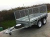 Hot dip gavalization trailer cage