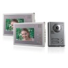 video door phone kit for 2 rooms