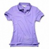 2011 trendy Cotton women short sleeve polo Shirt