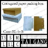 book foldable corrugated paper shoe box