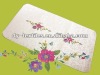 Embroidery white Bathmat