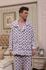 Custom printed pajamas heated pajamas mens nightshirt