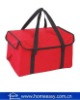 Foldable Red 600D insulated cooler bag