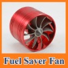 Single Air Intake Gas Fuel Saver Turbine Turbo charger Kits Engine Enhancer Fan