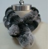 Genuine rabbit fur scarf ,suitable for women