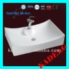 White Retangular Wash Basin Porcelain Sinkware with CE