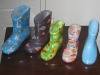 Fashion Winter Warm PVC Kids Cute rain boots